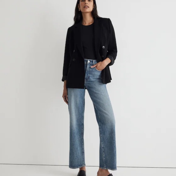 Madewell Heritage Stretch Denim Jeans in Light Blue-EXCELLENT condition - Picture 6 of 11